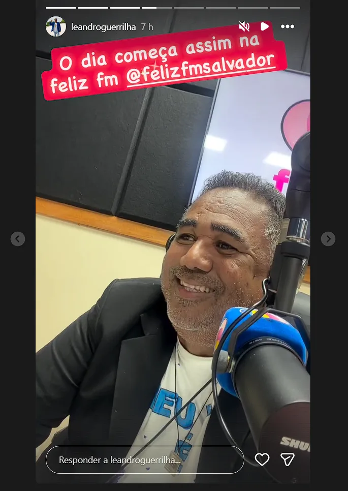 O Assunto é Rádio — Para quem quer começar o dia com o pé direito, boa energia e muita interatividade, o ponto de encontro certo é o programa Bom Dia Pra Vida, comandado por Leandro Guerrilha na Feliz FM Salvador 98.3. De segunda a sexta-feira, a partir das 07h, o estúdio se transforma em uma verdadeira festa para os ouvintes. Além de muita música e mensagens edificantes, o programa é um sucesso absoluto por causa da sua forte conexão com o público e das promoções imperdíveis. Atualmente, a grande atração é a CARAVANA DA ALEGRIA, que vai levar ouvintes acompanhados de mais três pessoas para curtirem […]